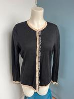 Basler antraciet zwart beige wol wollen dun vestje 40, Kleding | Dames, Maat 38/40 (M), Zwart, Ophalen of Verzenden, Zo goed als nieuw