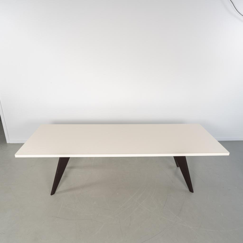 2 Vitra Prouve Em tafel 260 cm Wit, Niet ingevuld, Niet ingevuld, Zo goed als nieuw, 200 cm of meer