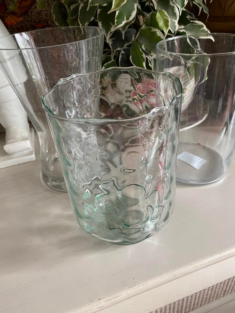 Vazen 3 stuks, Ophalen, Overige kleuren, Minder dan 50 cm, Glas