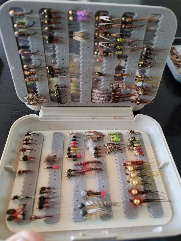 C&F vliegendoos compleet met vliegen, Watersport en Boten, Ophalen, Overige typen