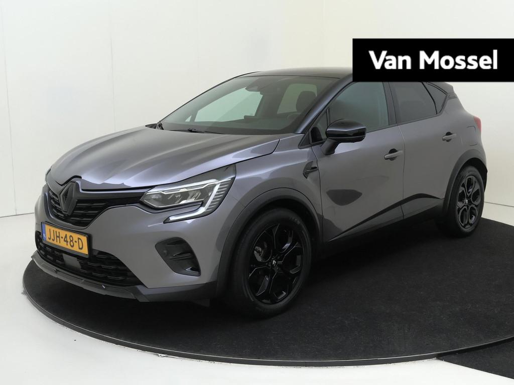 Renault Captur 1.6 E-Tech plug-in hybrid 160 PK SL Rive Gauc, 77 km/l, Gebruikt, 4 cilinders, Leder en Stof