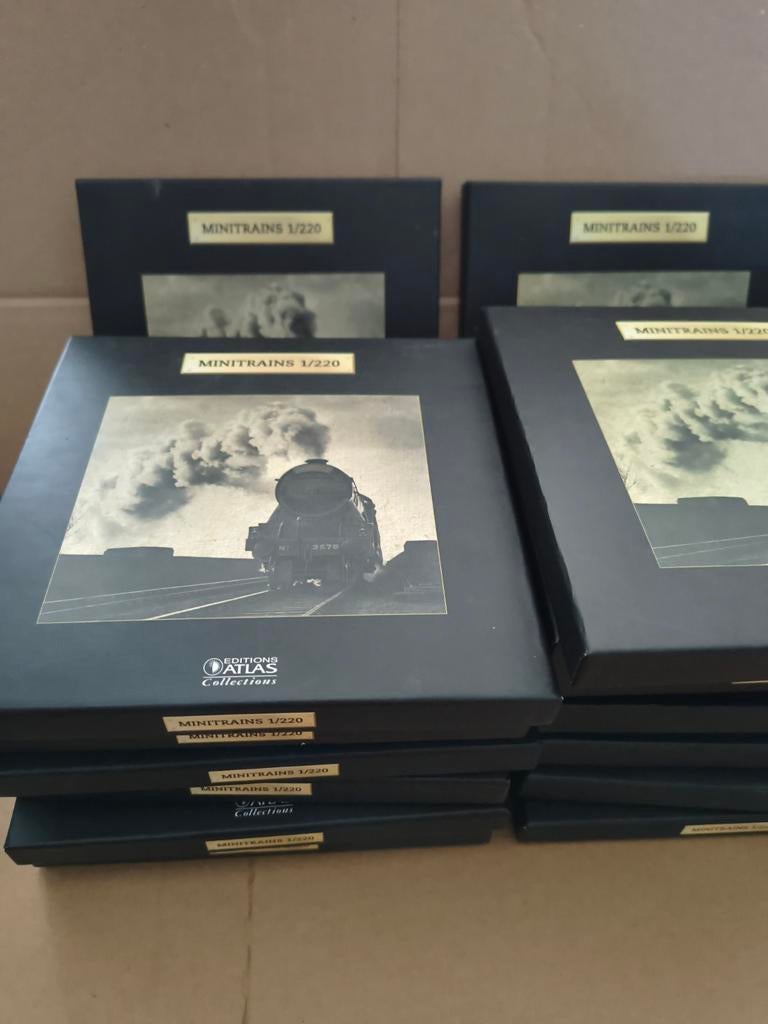 Atlas Editions minitrains collectie, Hobby en Vrije tijd, Modeltreinen | Overige schalen, Ophalen of Verzenden