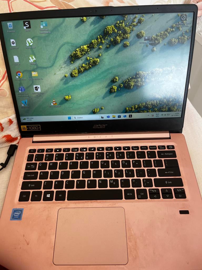 Acer Swift 3 SF314-42 Laptop - Roze, Goede Staat, Ophalen, Gebruikt, Qwerty, 8 GB