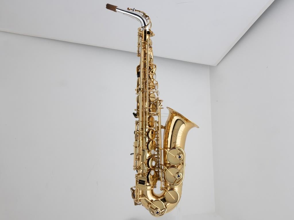 Gebruikte Alt Saxofoon Jupiter JAS 769, gelakt, Muziek en Instrumenten, Blaasinstrumenten | Saxofoons, Gebruikt, -, Jupiter, -