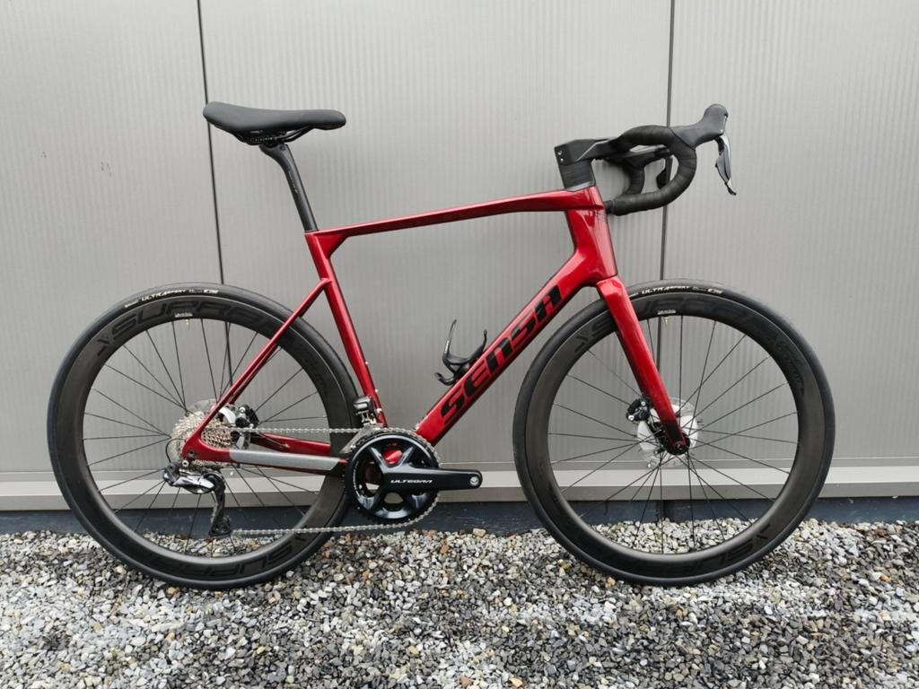 Sensa Giulia GF Disc! 58cm. Ultegra Di2! Carbon wielen! ZGAN, 28 inch, Carbon, Heren, Zo goed als nieuw