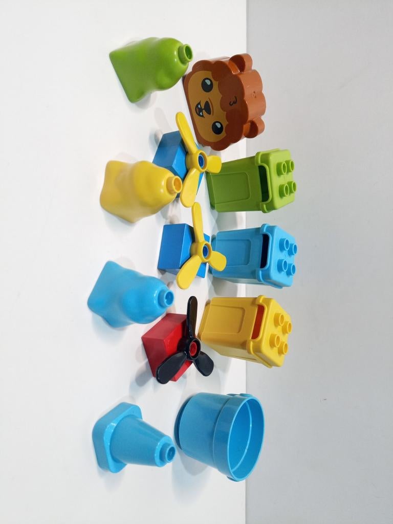 Diverse Duplo onderdelen:, bloemen, propellers, Kinderen en Baby's, Gebruikt, Overige thema's, Ophalen of Verzenden, Duplo