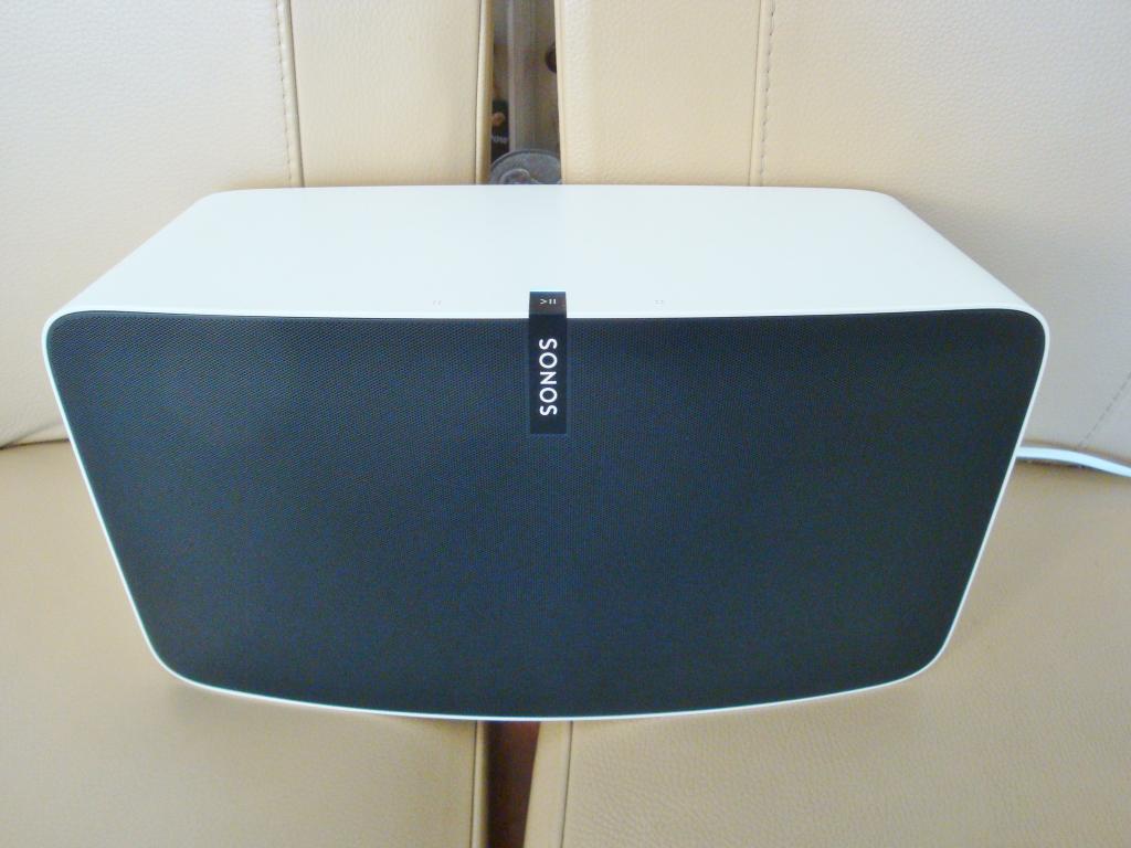 Sonos Play 5 Gen 2 luidspreker wit witte speaker, Ophalen of Verzenden, Zo goed als nieuw, Sonos, Minder dan 60 watt