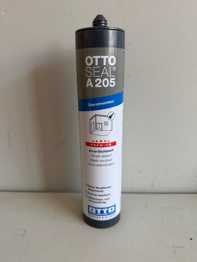 5x Acrylaatkit overschilderbaar RAL9010, Ophalen of Verzenden, Nieuw, Overige typen