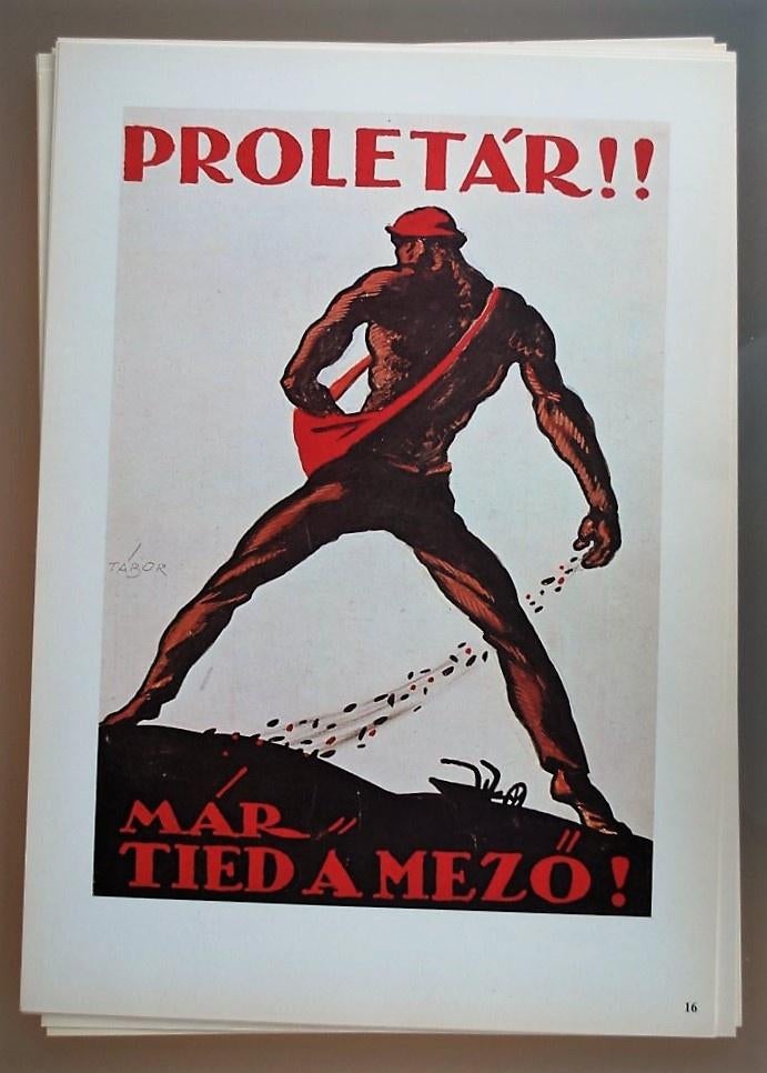 Propaganda Poster Hongaarse Sovjet Republiek 32 stuks in 1, Ophalen of Verzenden