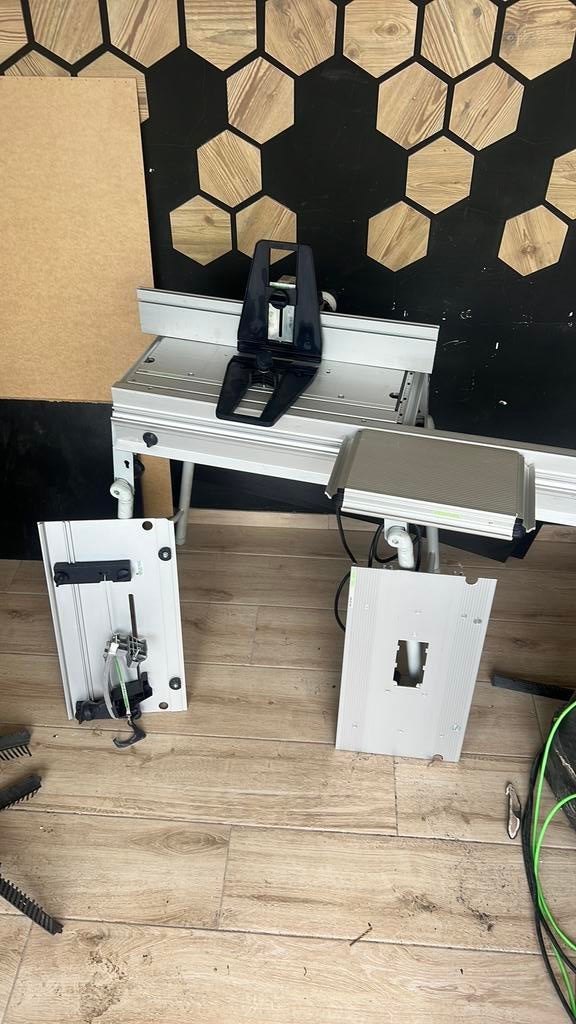 Festool cms set!!! Z.g.a.n en complete, Ophalen of Verzenden, Zo goed als nieuw, Elektrisch, Bovenfrees
