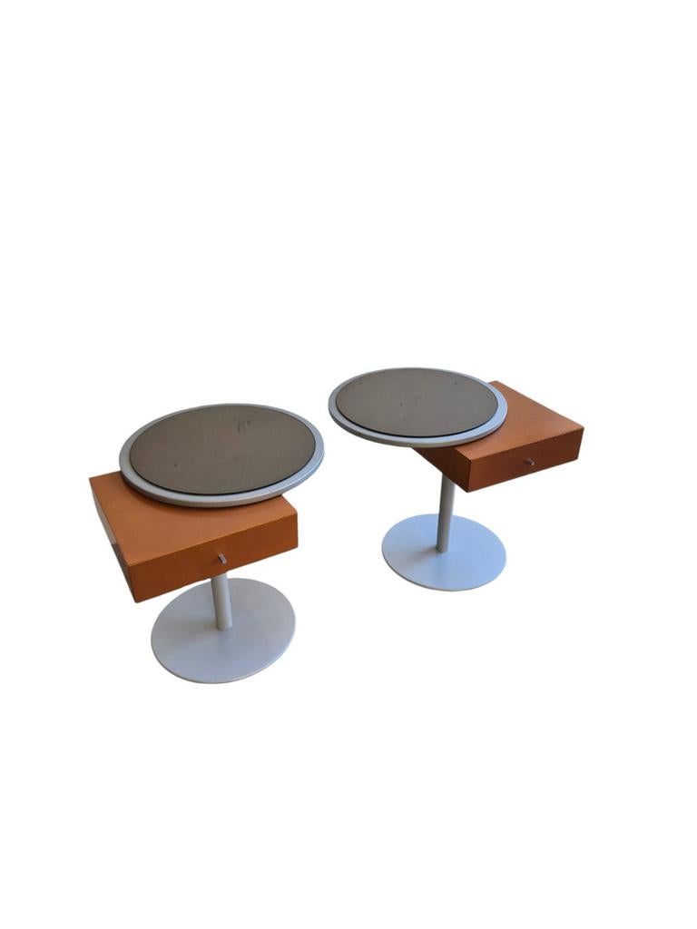 Interlübke space age design nachtkastjes (setprijs), Ophalen, Overige materialen, Gebruikt, Interlübke