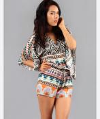 Hale bob jump suit S-M korte broek suit Ibiza boho, Kleding | Dames, Overige kleuren, Ophalen of Verzenden, Maat 36 (S), Hale bob