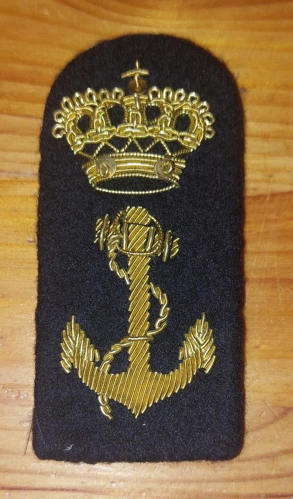 Petembleem Marine onderofficier en manschappen, Verzamelen, Militaria | Algemeen, Ophalen of Verzenden, Marine, Nederland, Embleem of Badge
