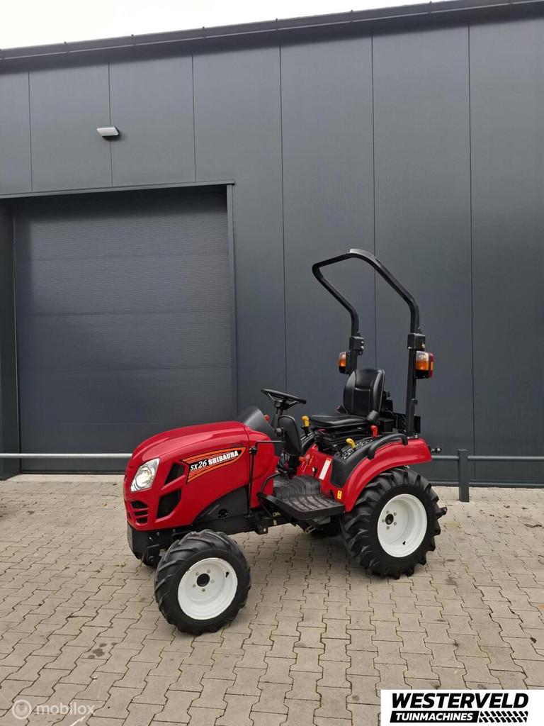 Gebruikte Shibaura SX26 minitractor 26 pk hst, Zakelijke goederen, Agrarisch | Tractoren, Overige merken, Gebruikt, Info@westerveldtuinmachines.nl