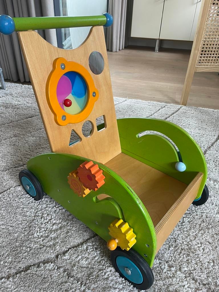 HABA houten loopwagen / loopkar – stevig & klassiek, Ophalen, Gebruikt, Loopvoertuig