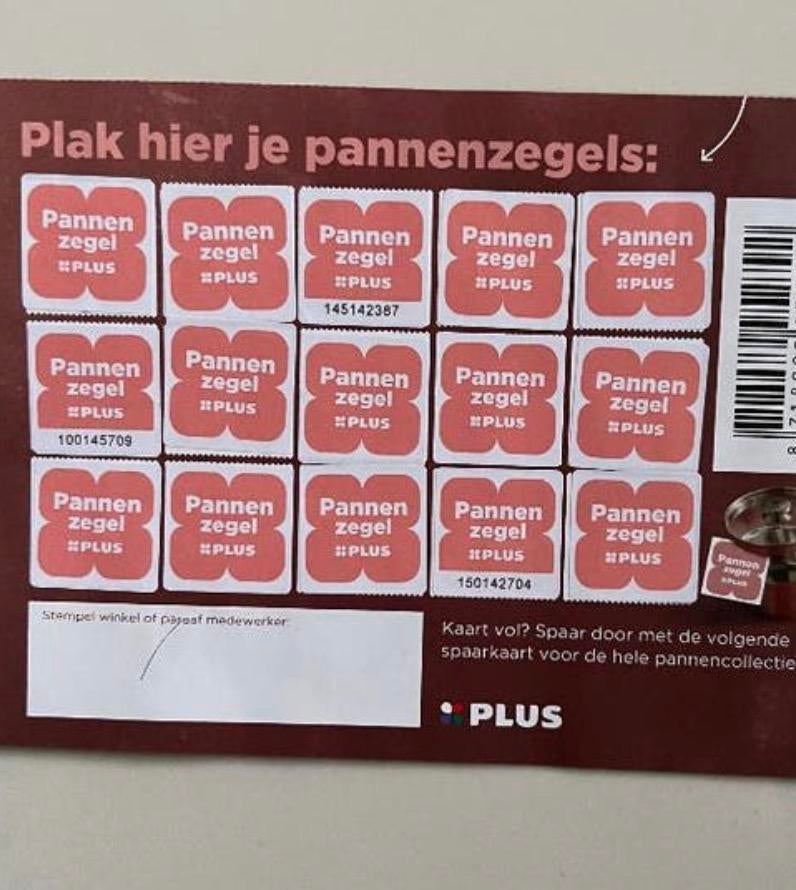 Zwilling pan spaarkaart nodig, Ophalen of Verzenden, Winkel, Super of Benzinepomp, Zegels, Bonnen of Punten