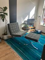 Barcelona chair met hocker, Ophalen, Gebruikt, Eén, Stof