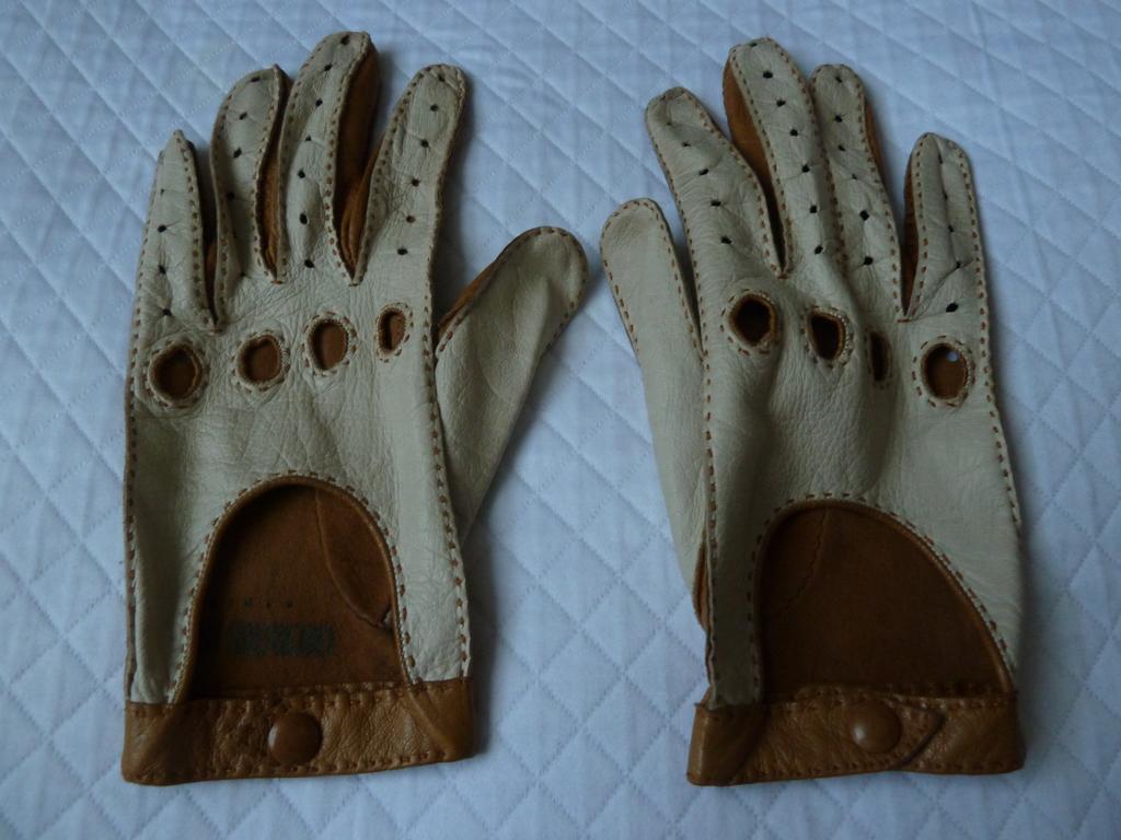 Georges Rech Paris hippe auto handschoenen, two-tone, mt. 7, Verzenden, Nieuw, Maat 36 (S), Handschoenen