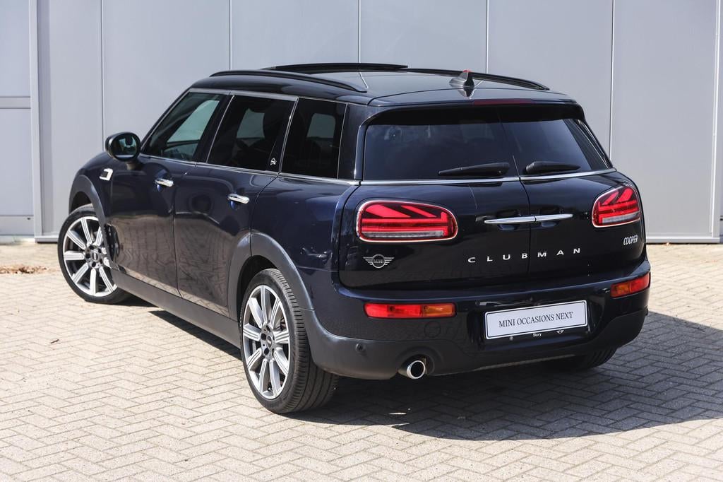MINI Clubman Cooper Richmond Park Automaat / Panoramadak / C, Auto's, Mini, 136 pk, Gebruikt, Blauw, Leder en Stof