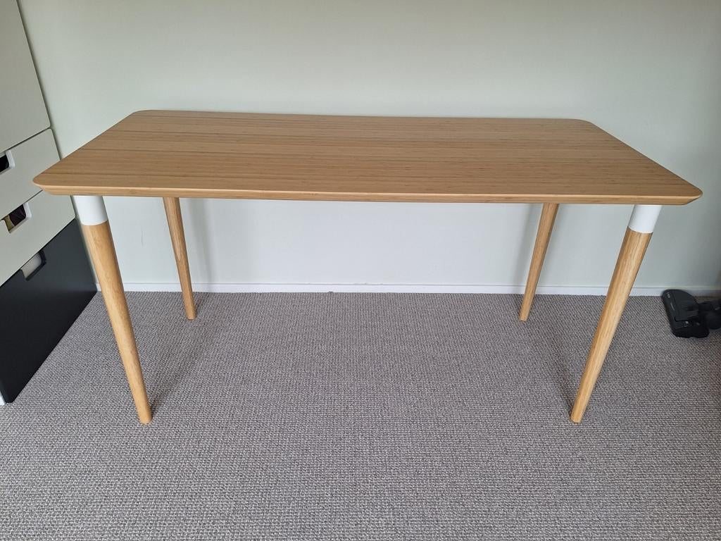 Bureau Ikea Anfallare/Hilver, Huis en Inrichting, Tafels | Sidetables, Ophalen, Zo goed als nieuw, 25 tot 50 cm, Rechthoekig
