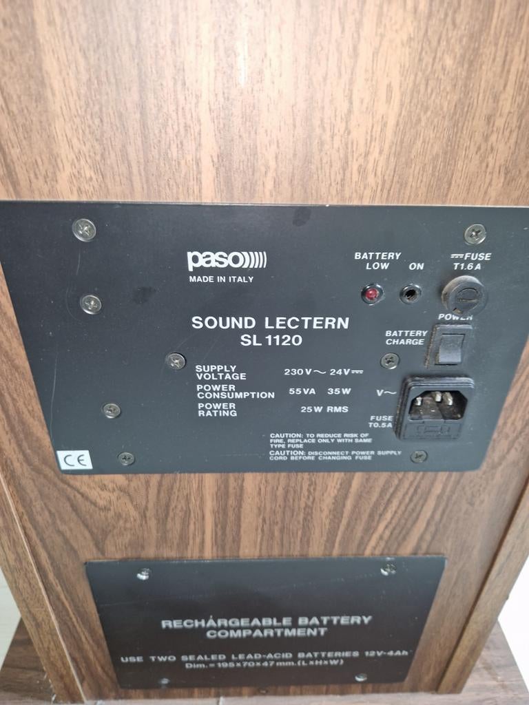 Paso SL 1120 Sound Lectern, Ophalen