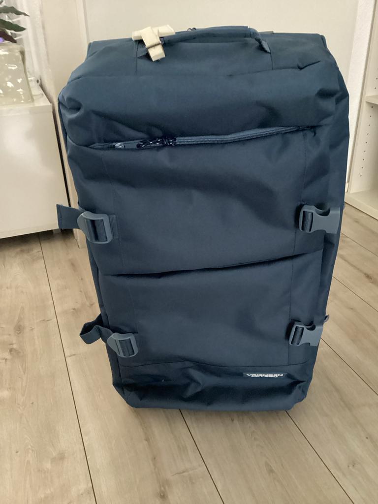 Reistas Vriendenloterij - Handige Trolley/Rugzak, Ophalen, 40 tot 60 cm, 20 tot 30 cm, Blauw