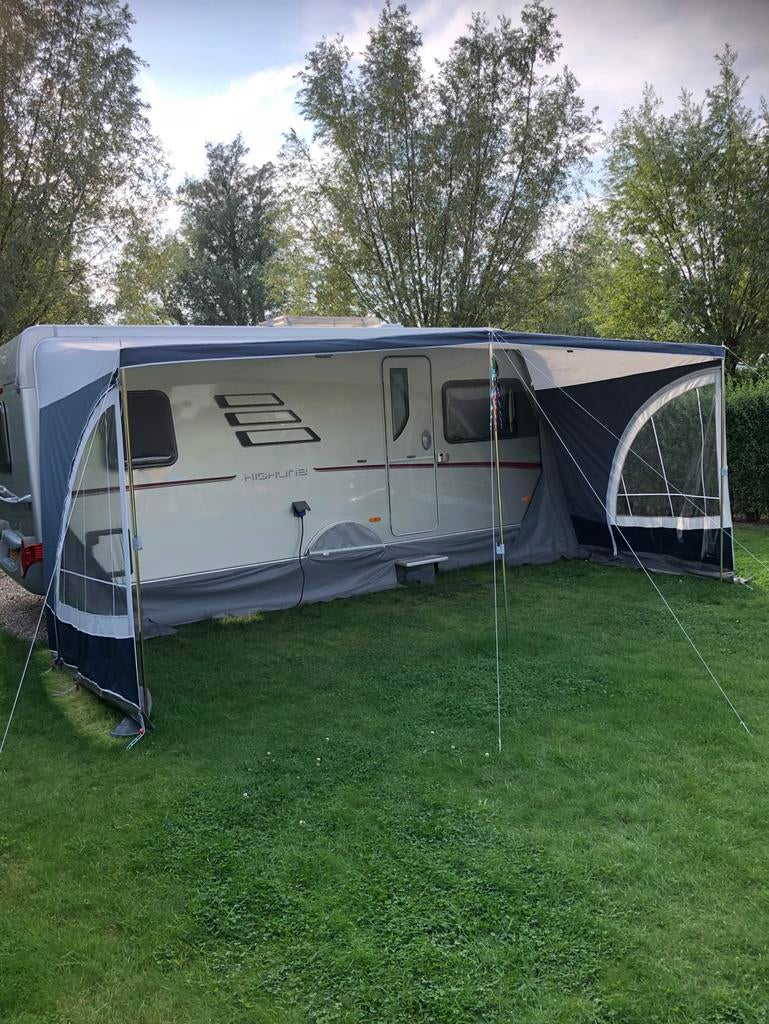 Eriba Hymer Nova 465 Highline, Caravans en Kamperen, Rondzit, Frans bed, Particulier, 5 tot 6 meter