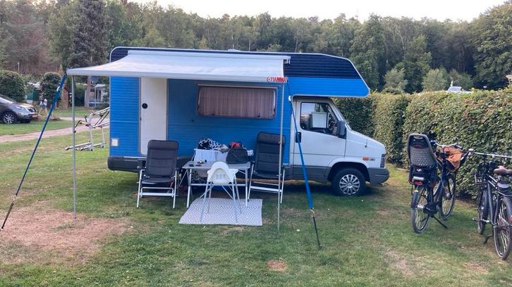Smurfin: Knusse Camper uit 1994, Caravans en Kamperen, Campers, Particulier, tot en met 3, Buscamper of Camperbus, Fiat, Diesel