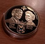 Penning Koning Willem Alexander, Postzegels en Munten, Penningen en Medailles, Ophalen, Overige materialen