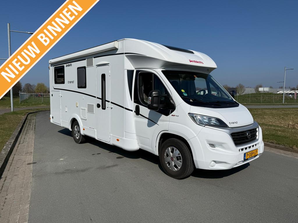 Dethleffs Trend T 7057 EB - top indeling, Caravans en Kamperen, Ringverwarming, Fiat, Bedrijf, Luifel