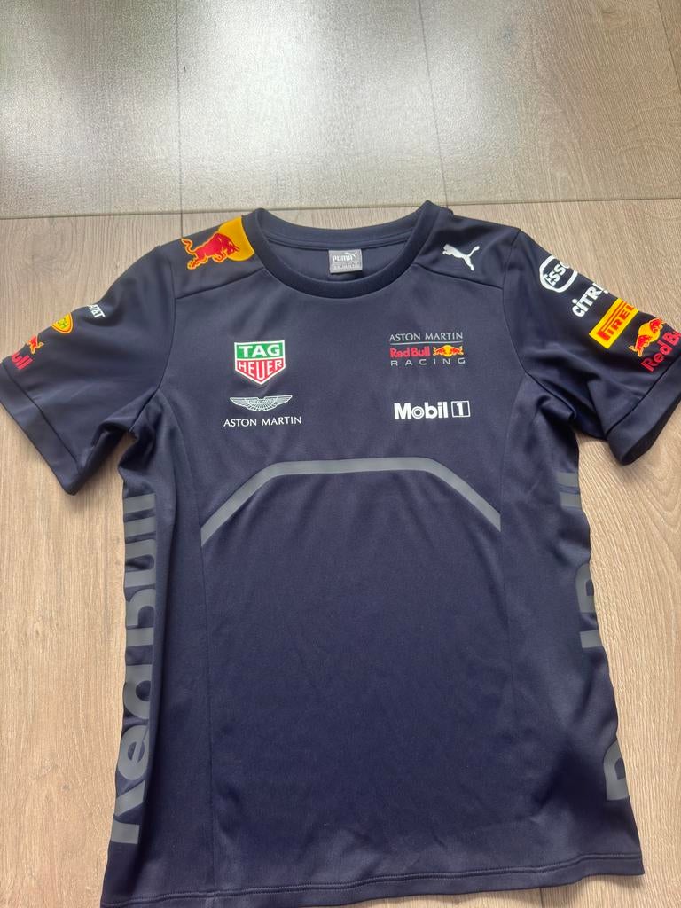 Puma RedBull Racing TShirt 140, Ophalen of Verzenden, Zo goed als nieuw, Jongen, Shirt of Longsleeve