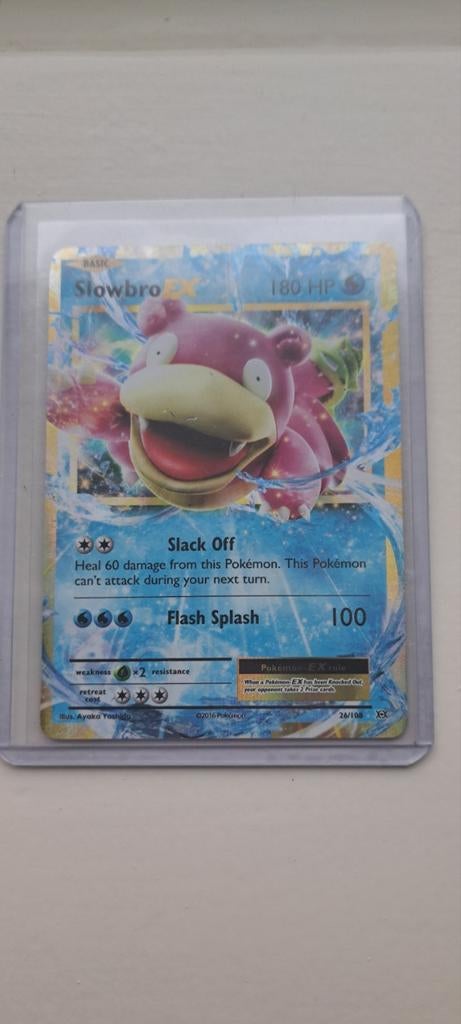 Pokemon kaart - Slowbro EX (XY Evolutions 18/108), Ophalen, Nieuw, Losse kaart, Foil