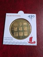 Penning 800 jaar Hanzesteden 2023 Bedrukte Munthouder, Ophalen of Verzenden, Overige materialen, Nederland