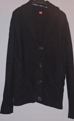 S'OLIVER VEST ZWART L, Ophalen of Verzenden, Zo goed als nieuw, Zwart