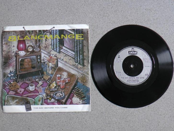 Blancmange - The day before you came VINYL SINGLE, Cd's en Dvd's, Vinyl Singles, Gebruikt, Single, Pop, 7 inch, Ophalen of Verzenden