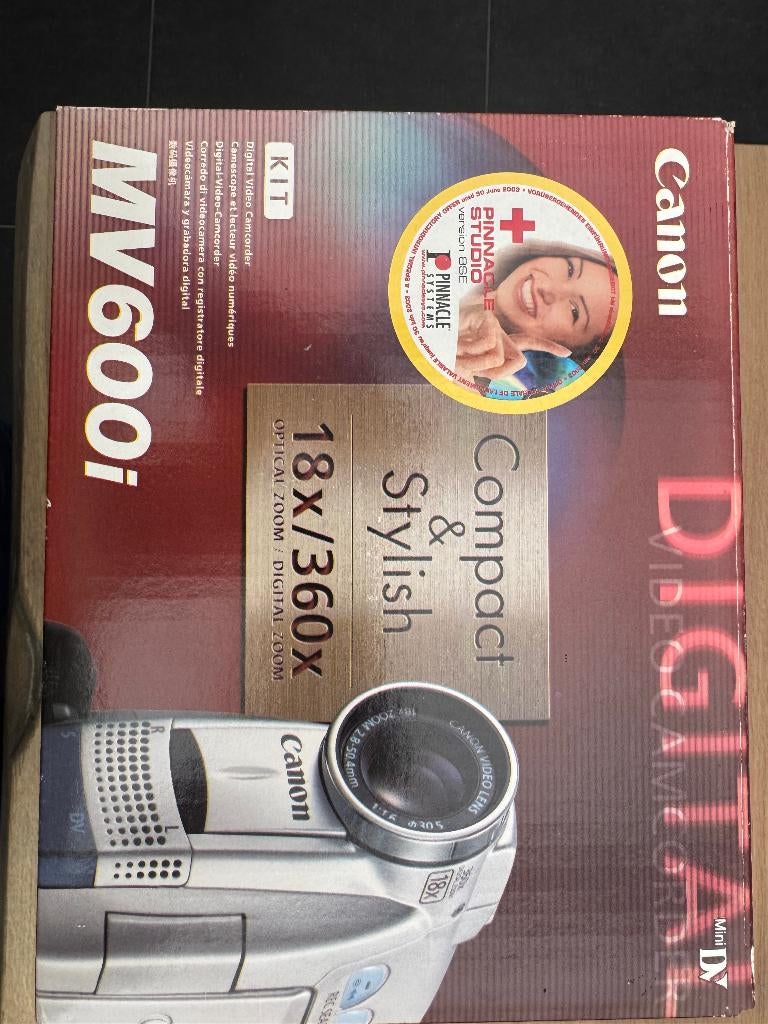 Canon MV600i Video Camcorder, Mini dv, Canon, Ophalen of Verzenden, Zo goed als nieuw