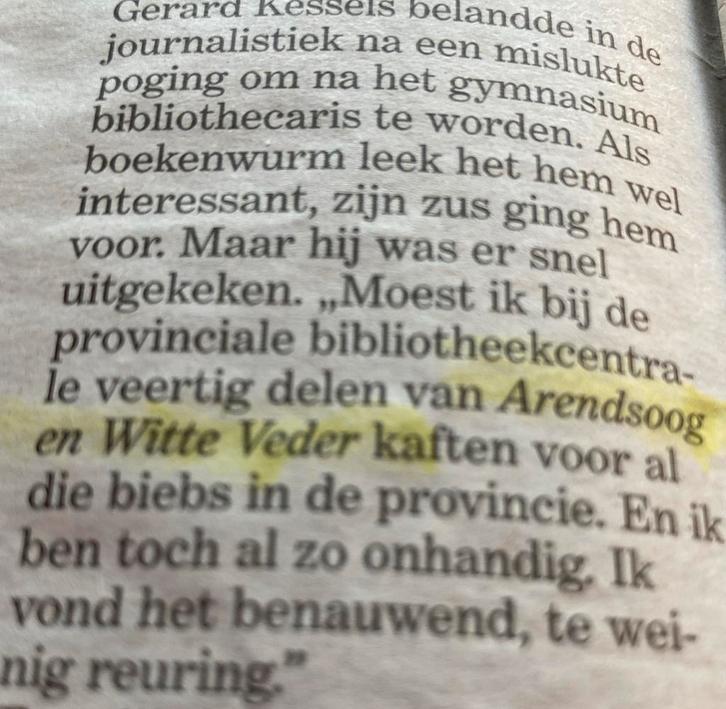 Witte Veder, j. nowee, Boeken, Romans, Gelezen, Amerika, Ophalen of Verzenden