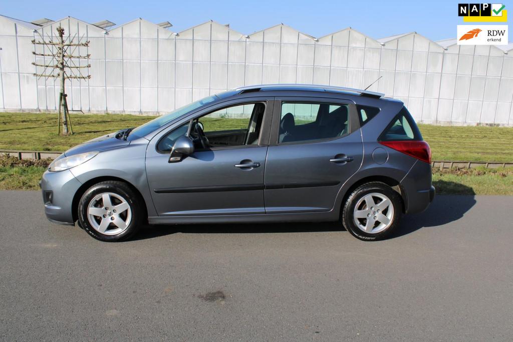 Peugeot 207 SW 1.4 VTi X-line met Airco en Panoramadak, Auto's, Voorwielaandrijving, Euro 5, Gebruikt, Metallic lak