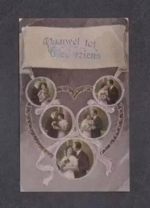 Vaarwel en Wederziens Den Bommel Flakkee Monster., Ophalen of Verzenden, Voor 1920, Gelopen, Feest(dag)
