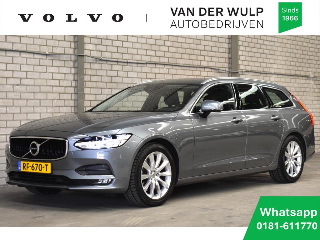 Volvo V90 T5 250pk Momentum | Leder | Trekhaak | BLIS | Adap, Auto's, Automaat, 12 maanden, 15 km/l, 4 cilinders