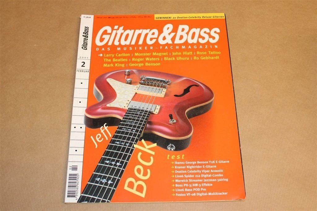 Magazine Gitarre & Bass [Feb 2001] — Beatles, Waters, Benson, Ophalen of Verzenden, Gelezen, Artiest