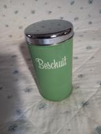 Brabantia resedagroene beschuitbus, Antiek en Kunst, Ophalen of Verzenden