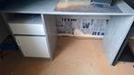 Net bureau BILLUND 54x120 wit/beton - Afmetingen zie foto, Ophalen, Zo goed als nieuw, Bureau