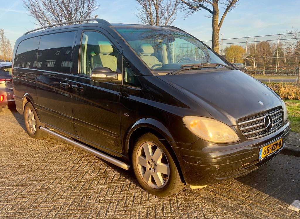 Mercedes-Benz Viano CDI 3.0 2009, Automaat, Leder en Stof, Diesel, Grijs