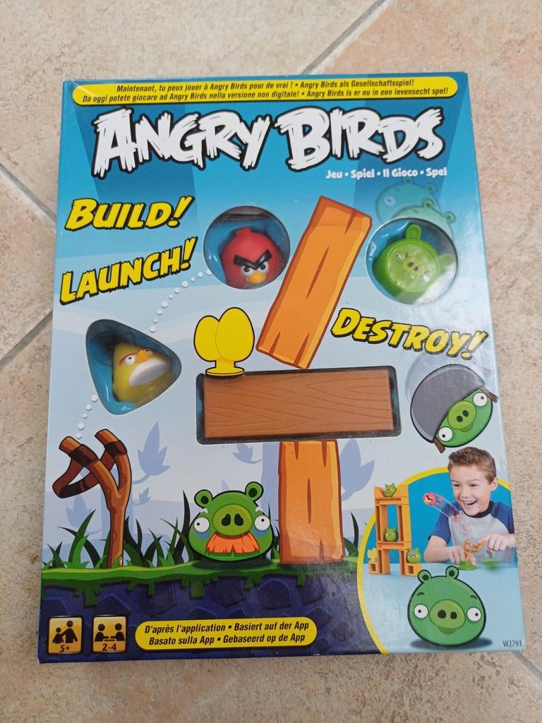 Angry birds, Ophalen