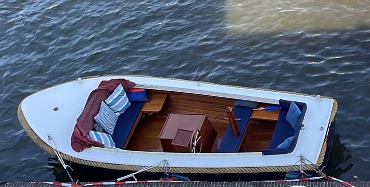 stalen Vlet (bj 1985), Watersport en Boten, Sloepen, Gebruikt, 10 tot 30 pk, 6 meter of meer, Diesel, Staal