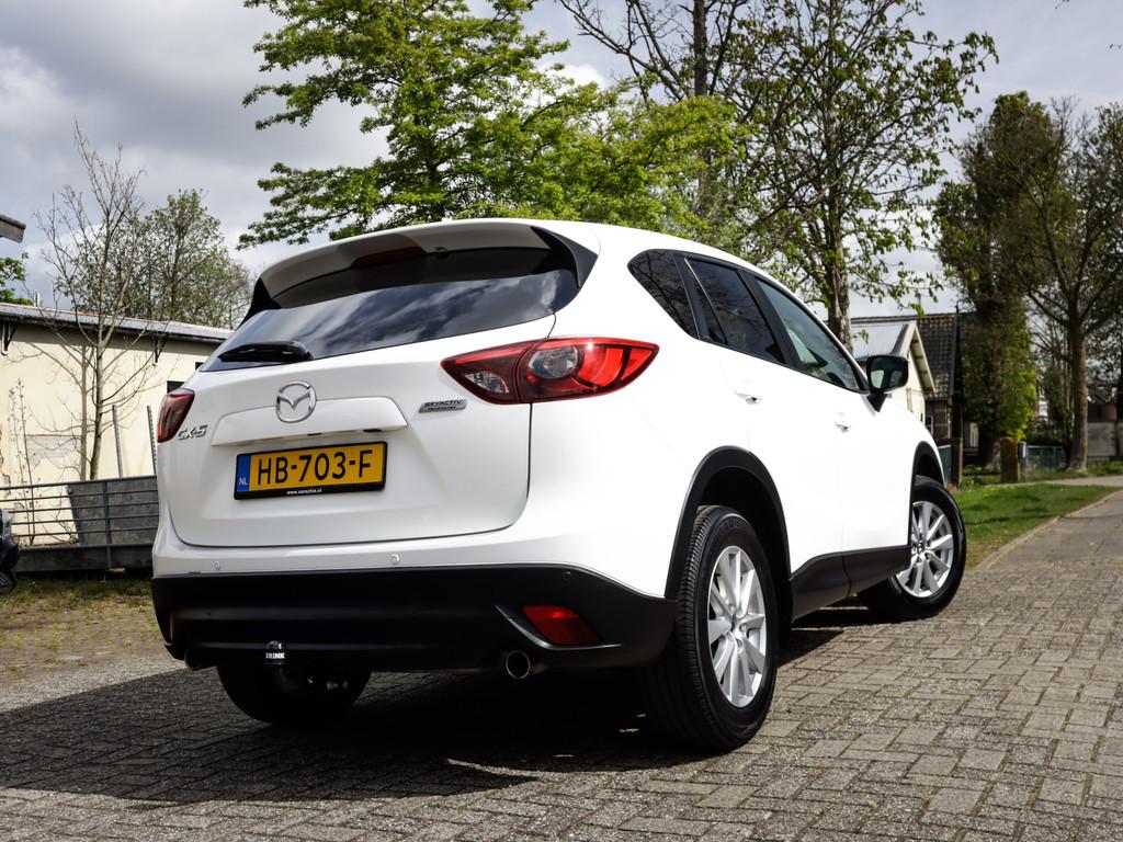 Mazda CX-5 2.0 SkyActiv-G 165 TS+ 2WD 2e-Eig & Dealer-Onderh, Auto's, 4 cilinders, Wit, Bedrijf, Lederen bekleding