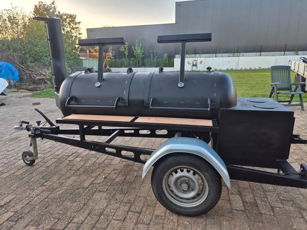 Bbq smoker trailer TE KOOP, Tuin en Terras, Ophalen
