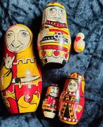 Matroesjka Poppen Speelkaarten Set - Handgeschilderd Hout, Ophalen of Verzenden