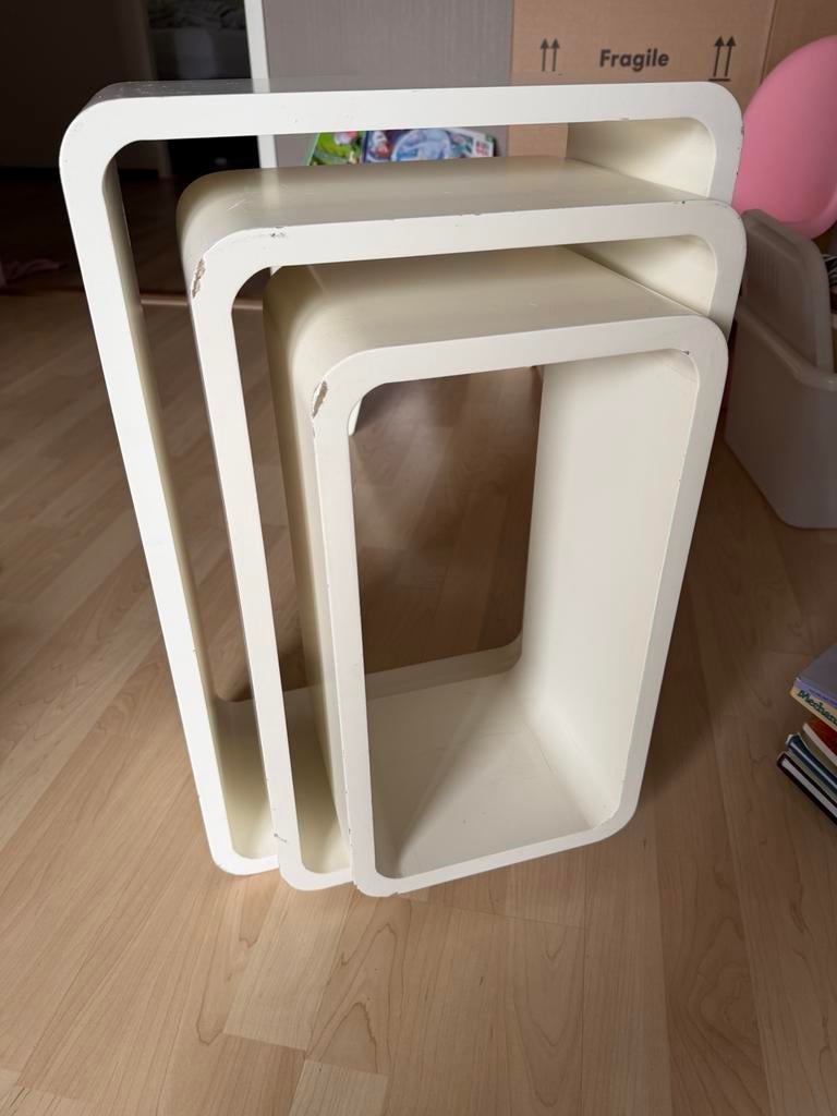 Space age design mimiset bijzettafel, Ophalen